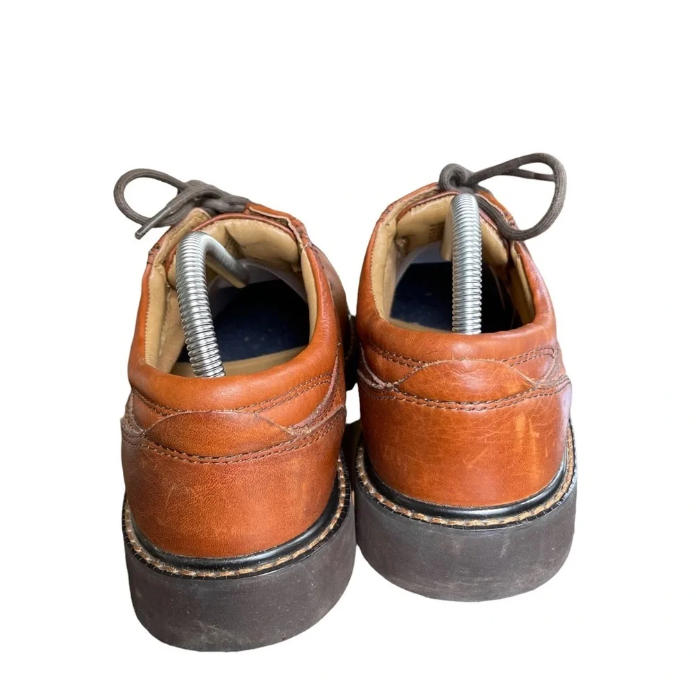 Dockers‎ Stain Defender Brown Leather Oil Resistant Shoes Size: 10M